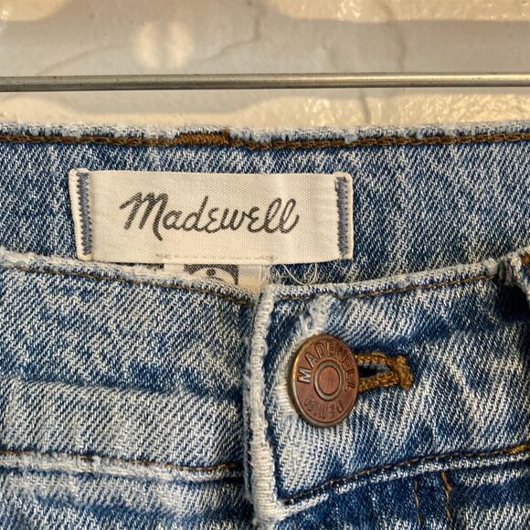 Madewell The Perfect Vintage Jean Raw Hem High Waist Boho Ankle Jeans Size 26 - Picture 14 of 16